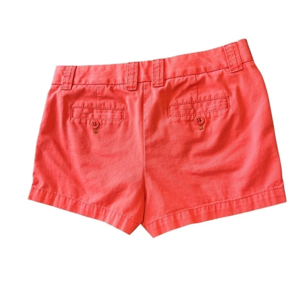 J. Crew Classic Twill Chino City Fit Pink Coral Size 6